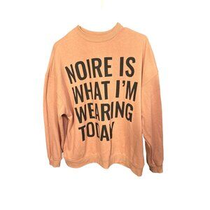 Jolie Noire Womens Graphic Sweatshirt M 60% Cotton 40% Polyester